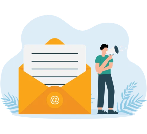 E-Mail Marketing  Illustration