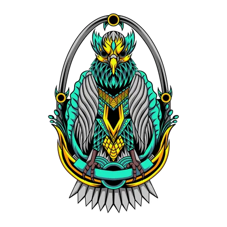 Eagle Ornament  Illustration