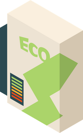 Eco battery  Illustration