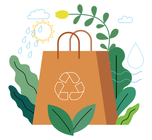 Eco package  Illustration