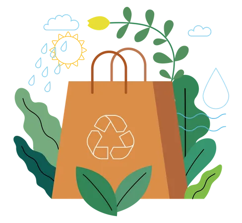 Eco package  Illustration