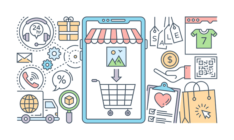 Ecommerce  イラスト