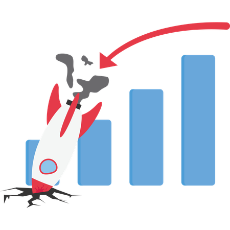 Economic recession  Illustration