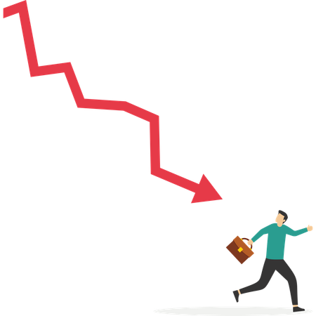 Economic recession  Illustration