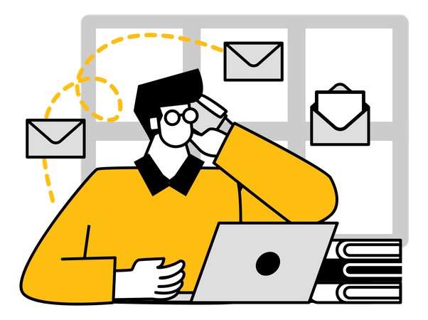 Email marketing  Illustration