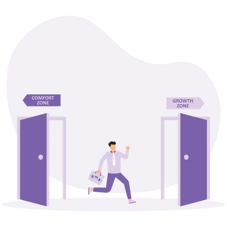 Empresario abandona zona de confort y emprende proceso de crecimiento  Ilustración