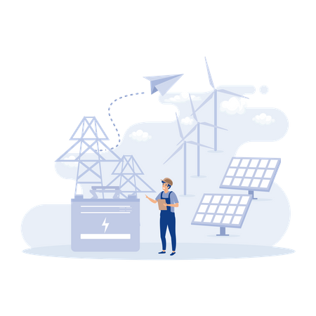 Energy storage  Illustration