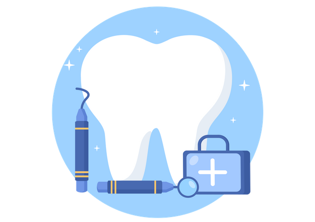 Equipamento odontológico  Ilustração