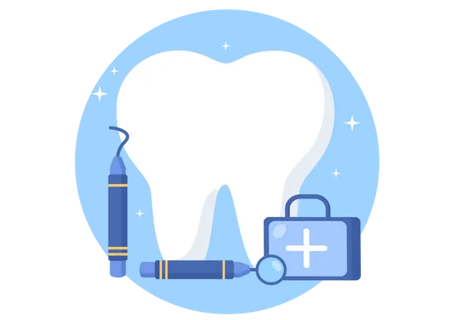 Equipamento odontológico  Ilustração