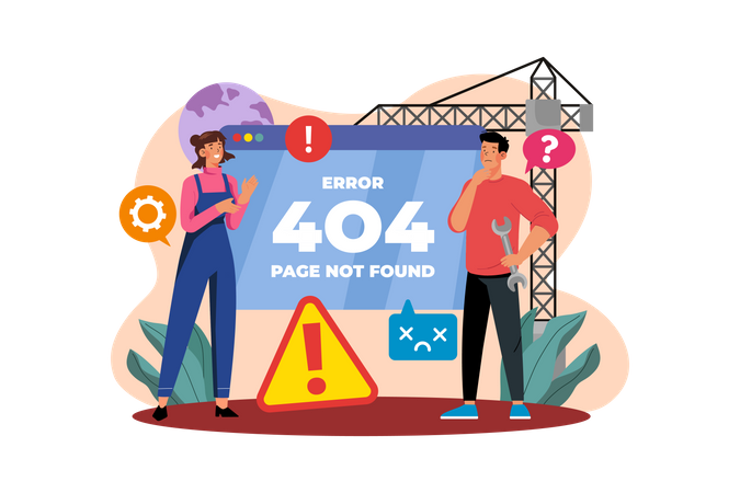 Erreur 404  Illustration