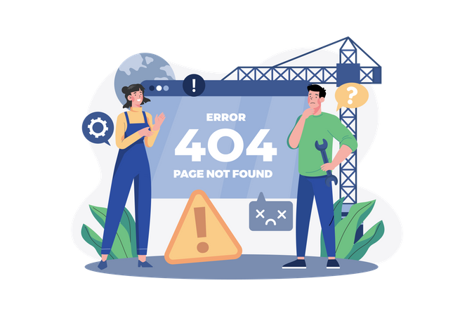 Erreur 404  Illustration