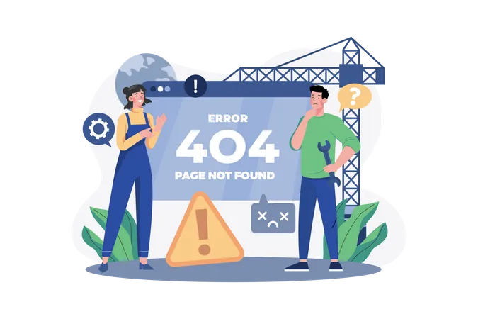 Erreur 404  Illustration