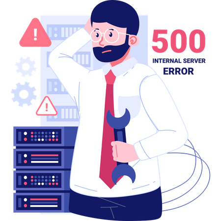 Erreur 500  Illustration