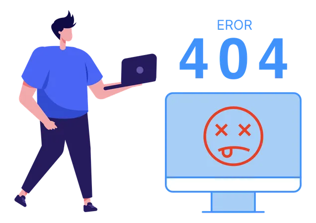 Error 404  イラスト