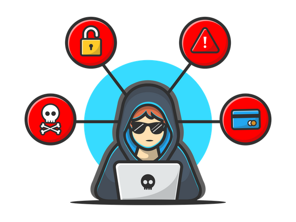 Ethical hacker  Illustration