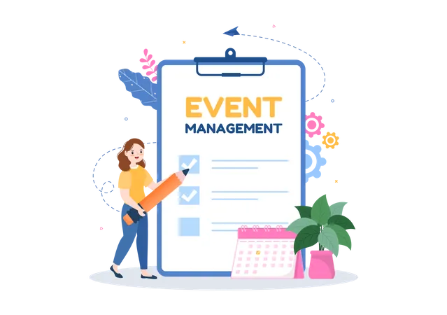 Event management  イラスト