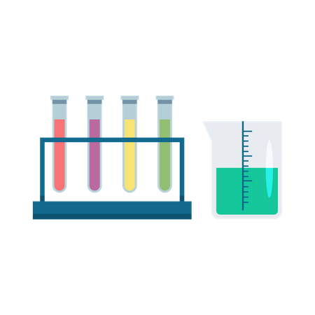 Experimento quimico  Ilustración