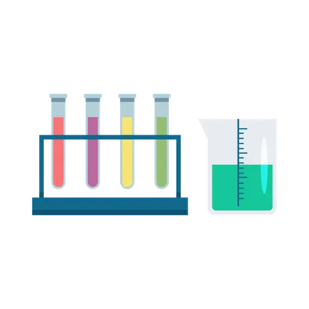 Experimento quimico  Ilustración