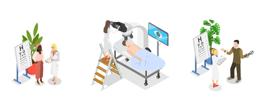 Eye Sight Improvement  Illustration