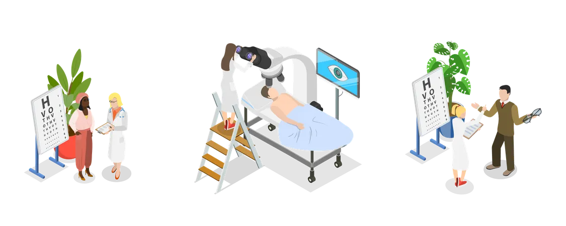 Eye Sight Improvement  Illustration