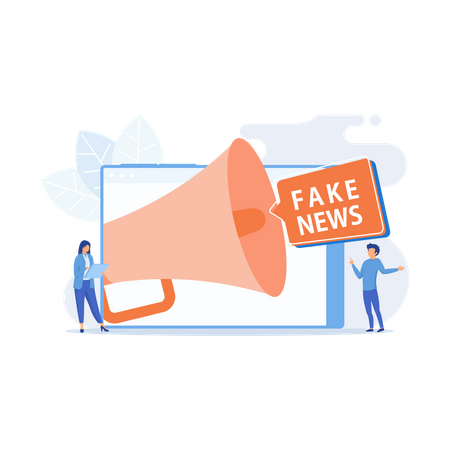 Fake news  Illustration