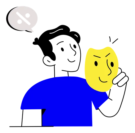 Fake Person  Illustration