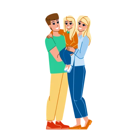 Family love  Illustration