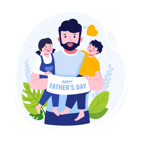 Feliz Día del Padre  Ilustración