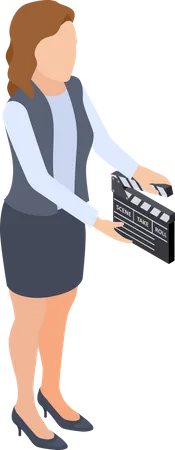 Female director  Illustration