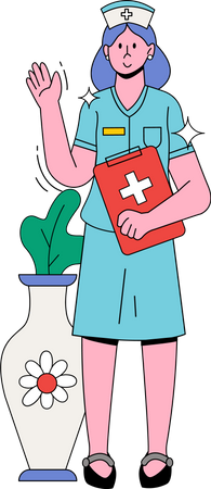 Female Nurse  イラスト