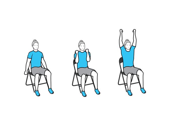 Femmes handicapées faisant de l'exercice  Illustration