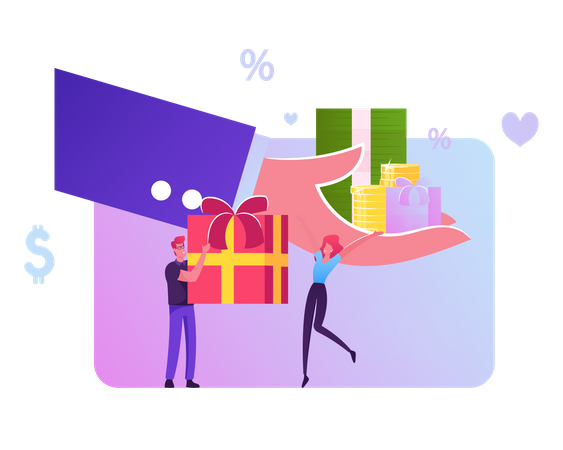 Festive Sale and Shopping Promotion Offer  Illustration