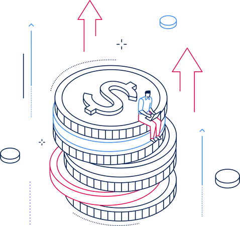 Finance management  イラスト