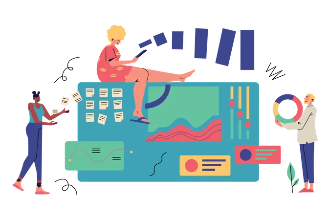 Financial data  Illustration