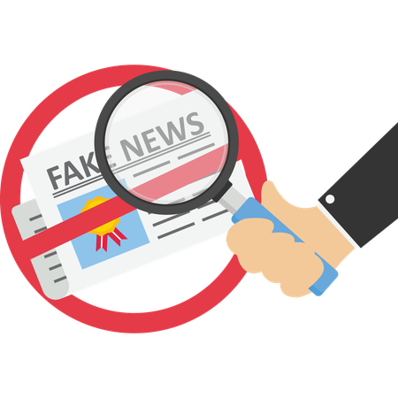 Find fake news  Illustration