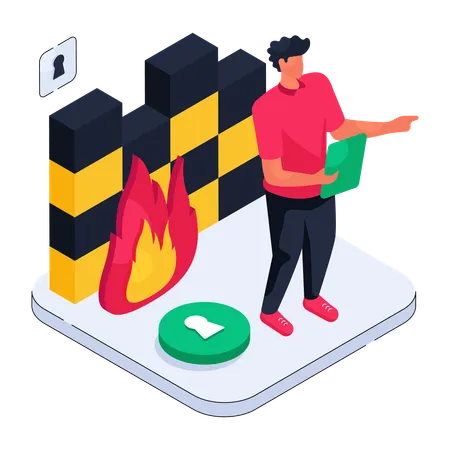 Firewall Management  イラスト