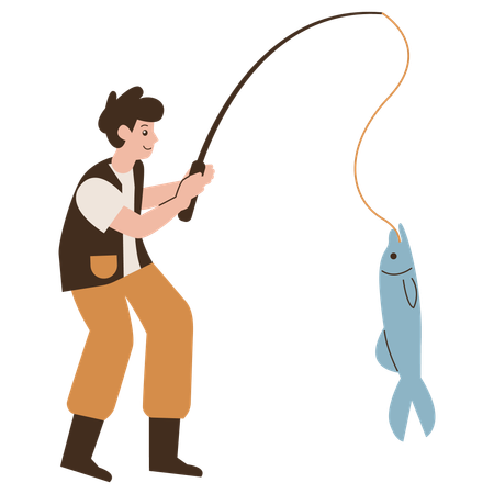 Fisherman  Illustration