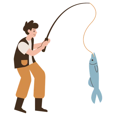 Fisherman  Illustration