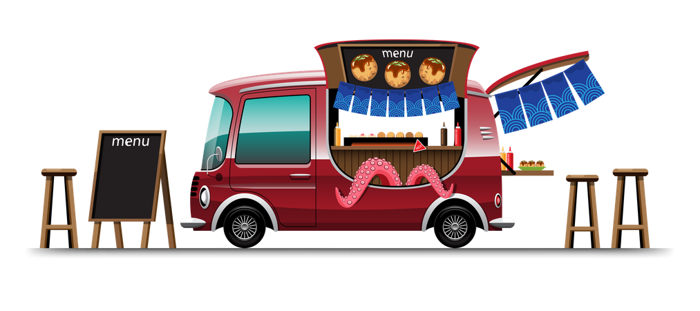 Food Truck  Illustration