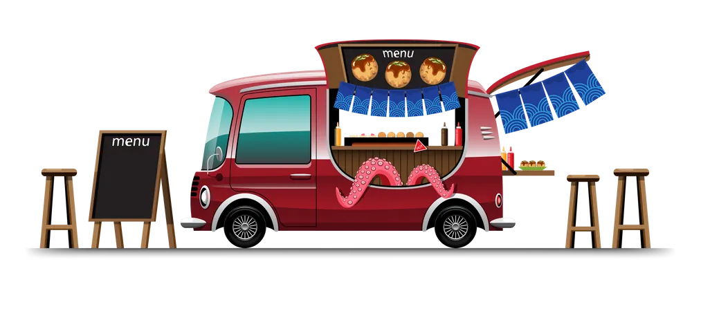 Food Truck  Illustration