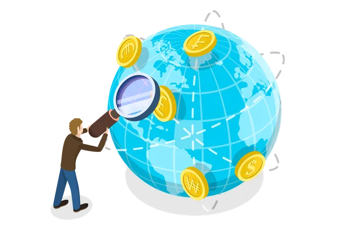 Foreign Currency Trading  Illustration