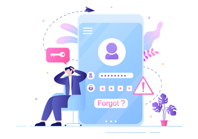 Forgot Password  Illustration