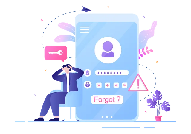 Forgot Password  Illustration