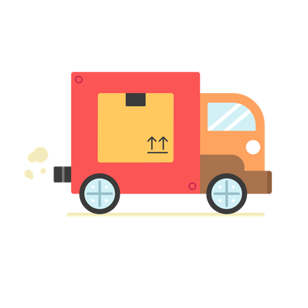 Freight truck  Illustration