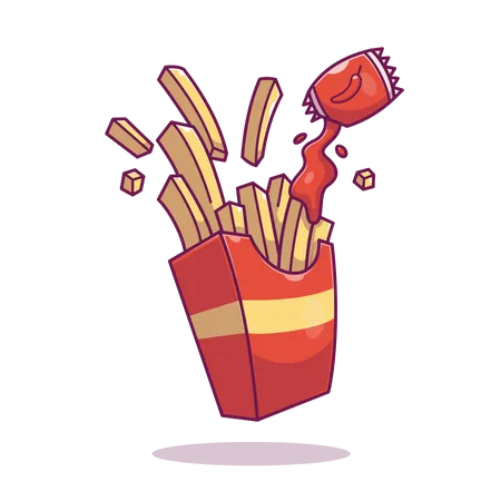 French-fries  Illustration