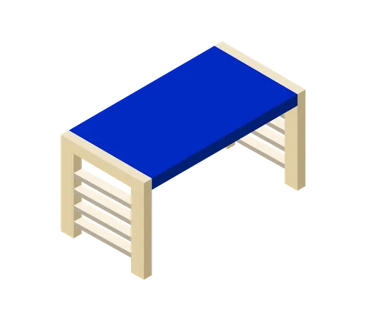 Furniture table  Illustration