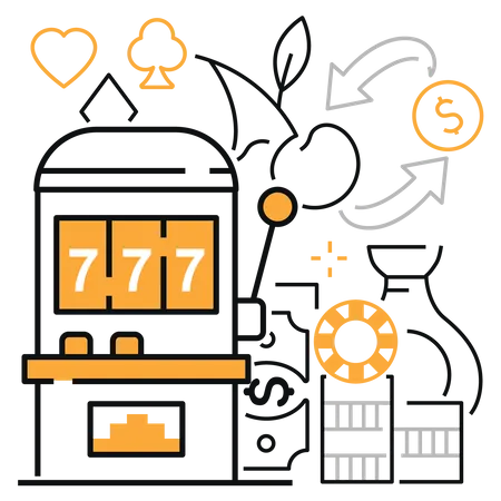 Gambling Machine  イラスト