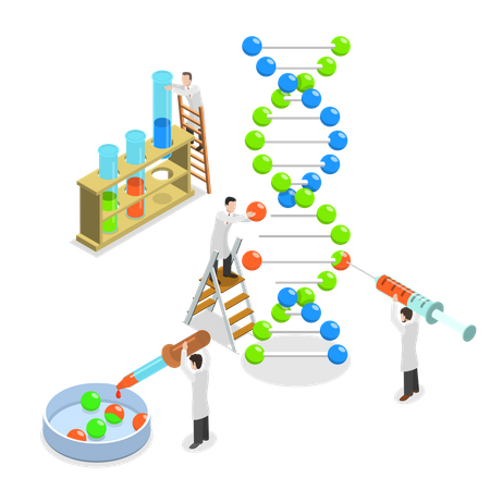 Genetic engineering  Illustration