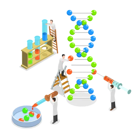 Genetic engineering  Illustration