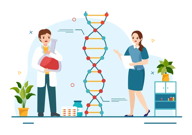 Genetic Science  Illustration